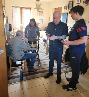 Shane and Stacy home from China 